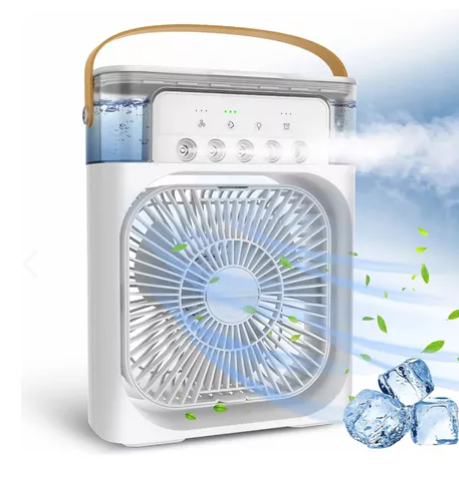 2 X 1 Ventilador Portatil Con Humidificador